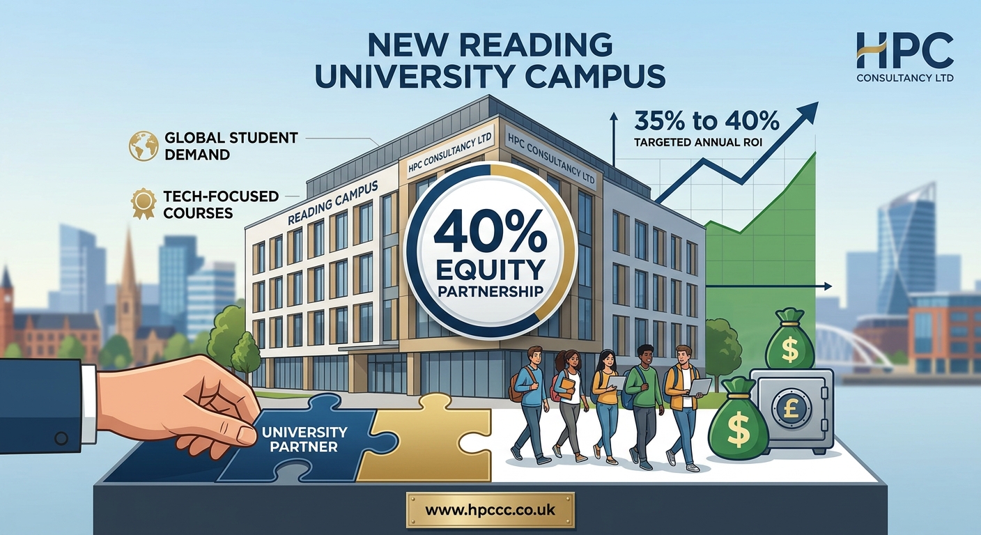 40% Equity Partnership in New Reading University Campus, seeking Brazil Investor